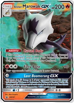 Alolan Marowak GX - SM187 — SM Promos
