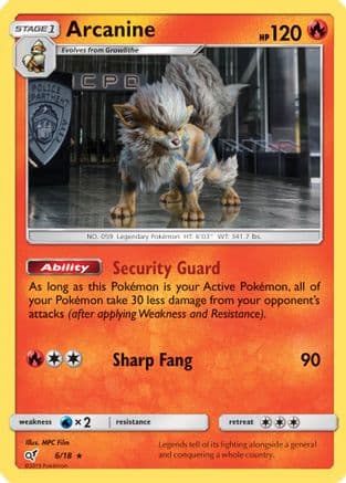 Arcanine — Pokémon TCG card