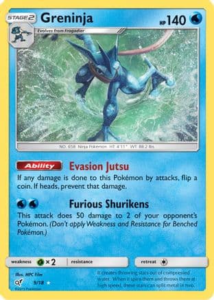 Greninja — Pokémon TCG card