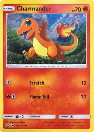 Charmander - 18a/147 — Alternate Art Promos Pokémon TCG card by Masakazu Fukuda