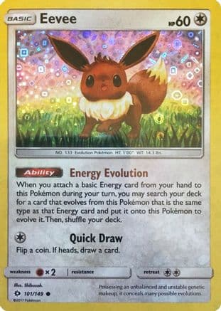 Eevee - 101/149 (General Mills Promo) — Miscellaneous Cards & Products Pokémon TCG card by Atsuko Nishida