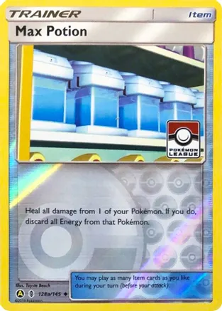 Max Potion - 128a/145 (Pokemon League) — League & Championship Cards