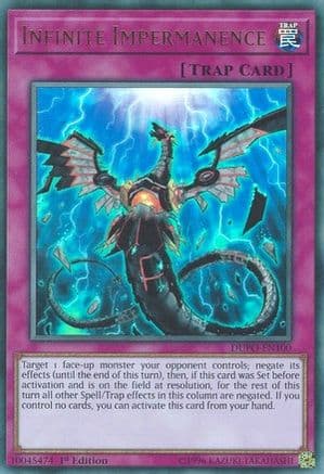 Infinite Impermanence — Yu-Gi-Oh! card