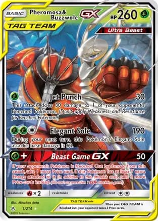 Pheromosa & Buzzwole GX — SM - Unbroken Bonds