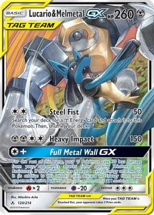 Lucario & Melmetal GX — SM - Unbroken Bonds