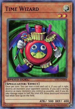 Time Wizard — Speed Duel: Tournament Pack 1 Yu-Gi-Oh! card by KAZUKI TAKAHASHI