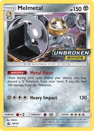 Melmetal - SM181 (Prerelease) — SM Promos Pokémon TCG card by TOKIYA