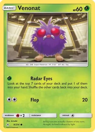 Venonat (9) — SM - Unbroken Bonds