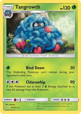 Tangrowth — SM - Unbroken Bonds Pokémon TCG card by kodama