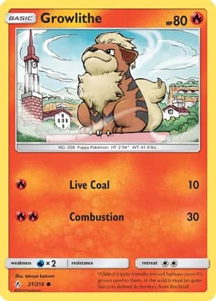 Growlithe — SM - Unbroken Bonds