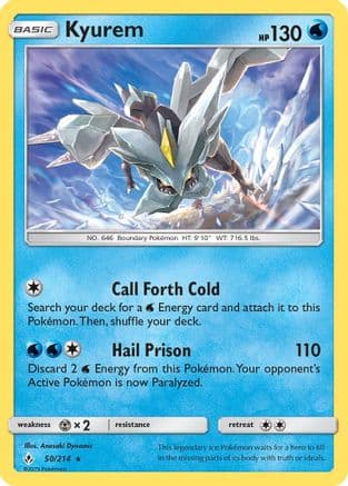 Kyurem — SM - Unbroken Bonds Pokémon TCG card by Anesaki Dynamic