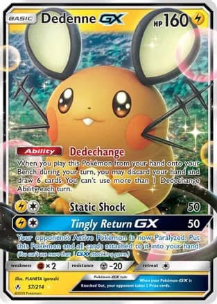 Dedenne GX — SM - Unbroken Bonds