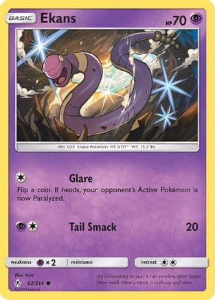 Ekans — SM - Unbroken Bonds Pokémon TCG card by Yumi