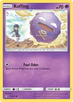 Koffing — SM - Unbroken Bonds Pokémon TCG card by Mizue