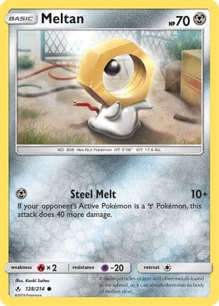 Meltan — SM - Unbroken Bonds Pokémon TCG card by Kouki Saitou