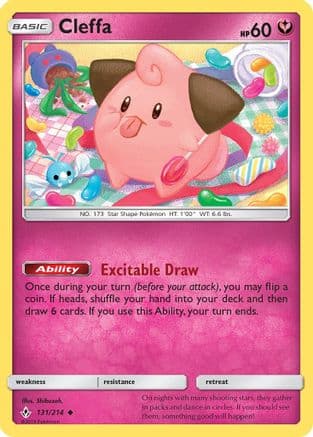 Cleffa — SM - Unbroken Bonds Pokémon TCG card by Shibuzoh.