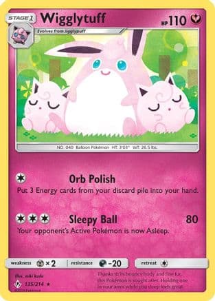 Wigglytuff — SM - Unbroken Bonds Pokémon TCG card by miki kudo