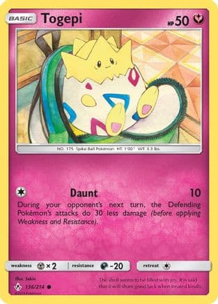 Togepi — SM - Unbroken Bonds Pokémon TCG card by Sekio