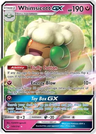 Whimsicott GX — SM - Unbroken Bonds