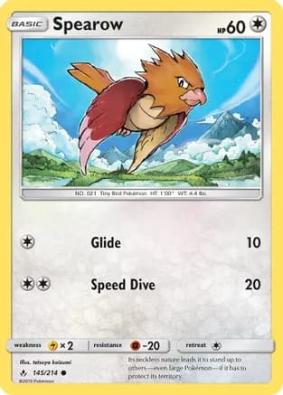 Spearow — SM - Unbroken Bonds