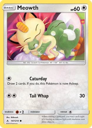Meowth — SM - Unbroken Bonds Pokémon TCG card by Shibuzoh.