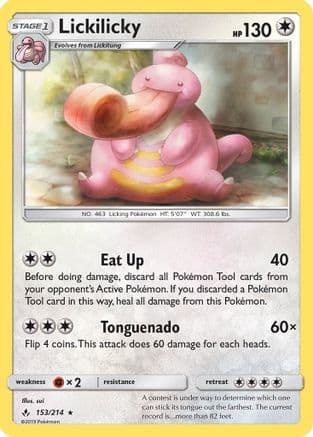 Lickilicky — SM - Unbroken Bonds Pokémon TCG card by sui