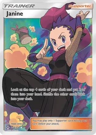 Janine (Full Art) — SM - Unbroken Bonds