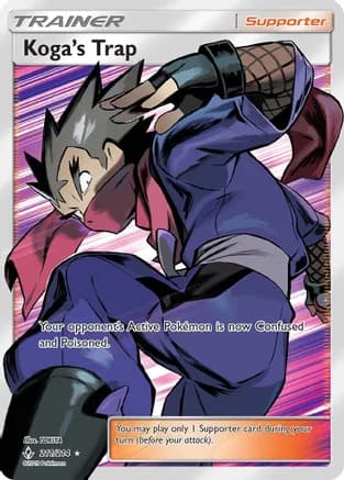 Koga's Trap (Full Art) — SM - Unbroken Bonds