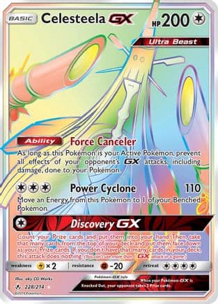 Celesteela GX (Secret) — SM - Unbroken Bonds Pokémon TCG card by CG Works