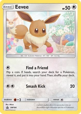 Eevee - SM184 — SM Promos Pokémon TCG card by Ric Metin