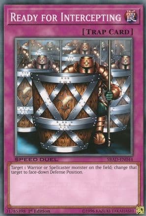 Ready for Intercepting — Speed Duel: Attack from the Deep Yu-Gi-Oh! card by KAZUKI TAKAHASHI