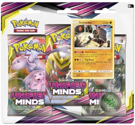 Unified Minds 3 Pack Blister [Stakataka] — SM - Unified Minds