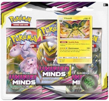 Unified Minds 3 Pack Blister [Vikavolt] — SM - Unified Minds