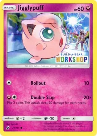 Jigglypuff - 71/111 (Build-A-Bear Workshop Exclusive) — Miscellaneous Cards & Products