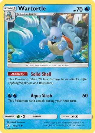 Wartortle - 034/214 (Premium Collection Promo) — Miscellaneous Cards & Products