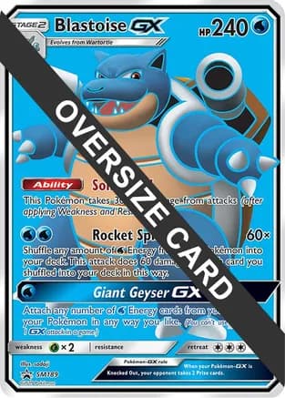 Blastoise GX - SM189 (Black Star Promos) — Jumbo Cards