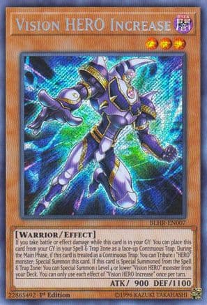 Vision HERO Increase — Yu-Gi-Oh! card