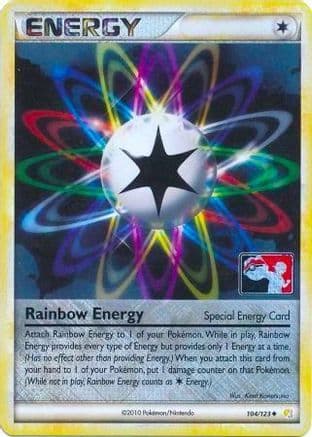 Rainbow Energy - 104/123 (League Promo) — League & Championship Cards Pokémon TCG card by Ryo Ueda