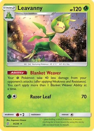 Leavanny — SM - Unified Minds Pokémon TCG card by Kagemaru Himeno