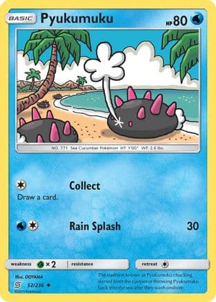 Pyukumuku — SM - Unified Minds Pokémon TCG card by OOYAMA