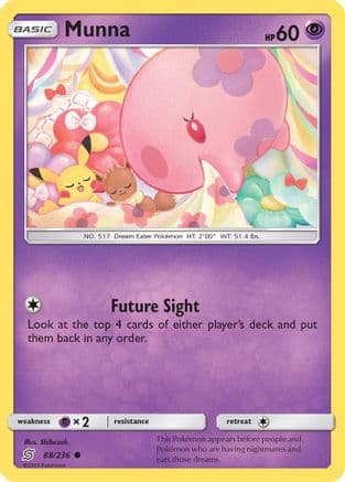 Munna — SM - Unified Minds Pokémon TCG card by Shibuzoh.