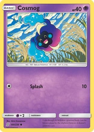 Cosmog — SM - Unified Minds Pokémon TCG card by Masakazu Fukuda