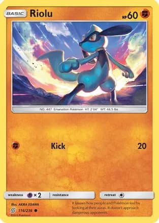 Riolu (116) — SM - Unified Minds