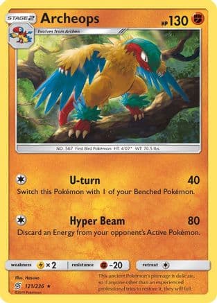 Archeops — SM - Unified Minds Pokémon TCG card by Hasuno