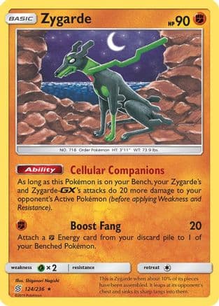 Zygarde — SM - Unified Minds Pokémon TCG card by Shigenori Negishi