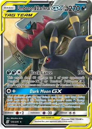 Umbreon & Darkrai GX — SM - Unified Minds