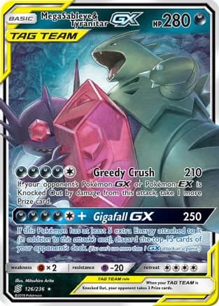 Mega Sableye & Tyranitar GX — SM - Unified Minds