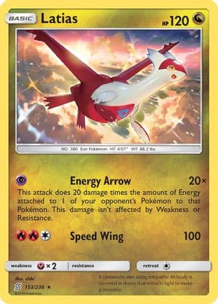 Latias — SM - Unified Minds Pokémon TCG card by chibi