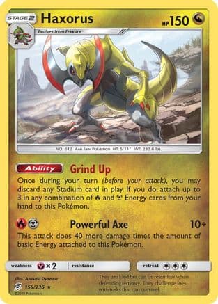 Haxorus — SM - Unified Minds Pokémon TCG card by Anesaki Dynamic