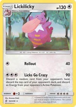 Lickilicky — SM - Unified Minds Pokémon TCG card by Suwama Chiaki